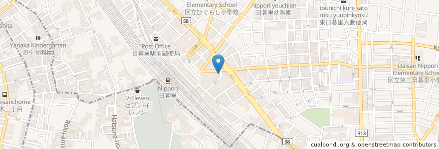 Mapa de ubicacion de モスバーガー en Japão, Tóquio, 台東区.