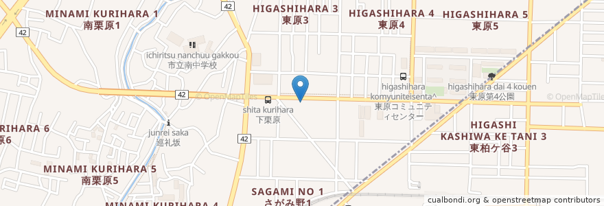 Mapa de ubicacion de 焼肉・海鮮バイキング　グレートさがみ野店 en 日本, 神奈川県, 海老名市.