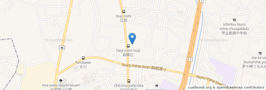 Mapa de ubicacion de セイムス en 일본, 가나가와현, 茅ヶ崎市.