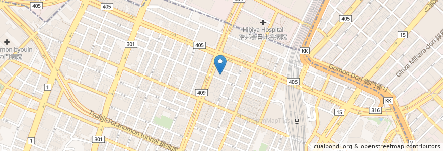 Mapa de ubicacion de NDIAN RESTAURANT RUMINA en 日本, 東京都, 港区.