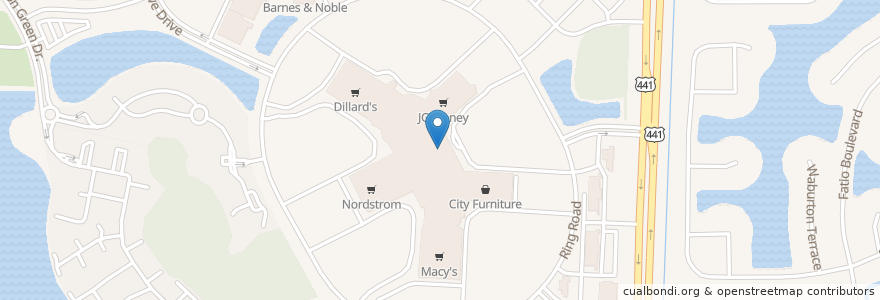 Mapa de ubicacion de Mall at Wellington Green en ایالات متحده آمریکا, فلوریدا, Palm Beach County, Wellington.
