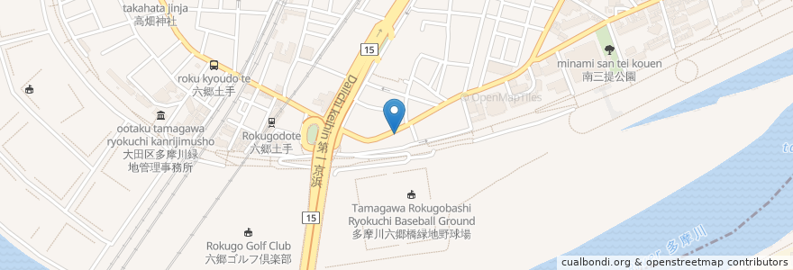 Mapa de ubicacion de TOMOパーキング en 일본, 도쿄도, 大田区.