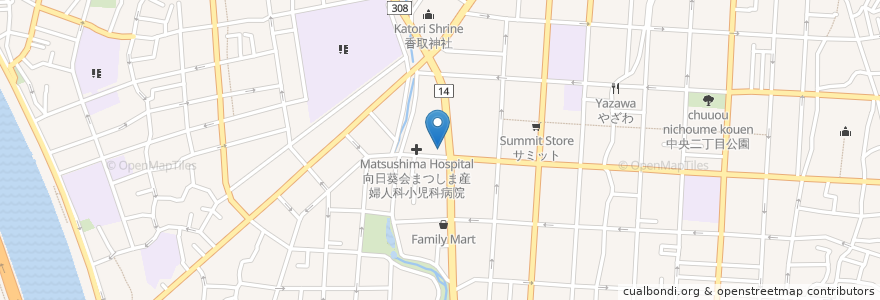 Mapa de ubicacion de 寿賀多 en 日本, 东京都/東京都, 江戸川区.