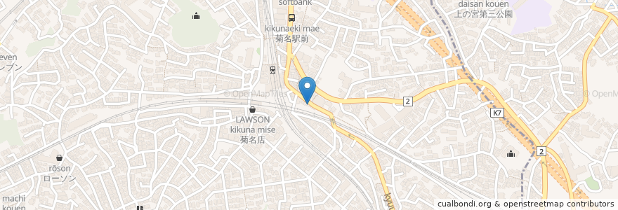 Mapa de ubicacion de そば香 en ژاپن, 神奈川県, 横浜市, 港北区.