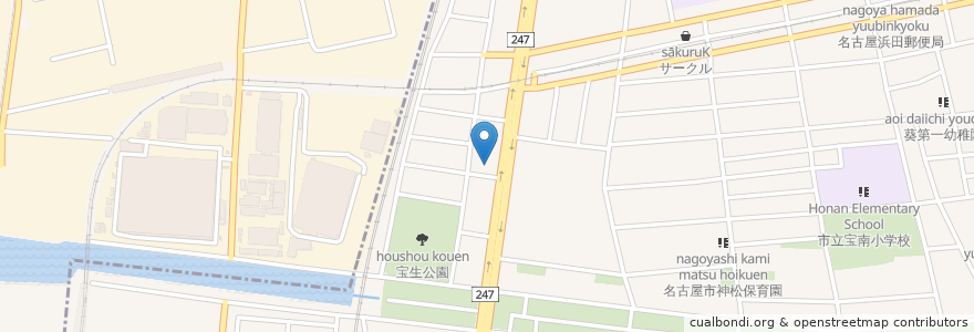 Mapa de ubicacion de 街かど屋 en 일본, 아이치현, 나고야 시, 南区.