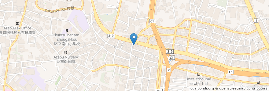 Mapa de ubicacion de ENEOS en Japonya, 東京都, 港区.