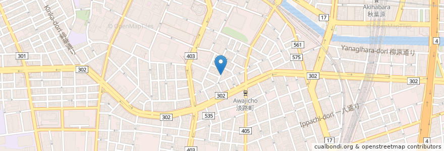 Mapa de ubicacion de IWAKURA en 日本, 東京都, 千代田区.