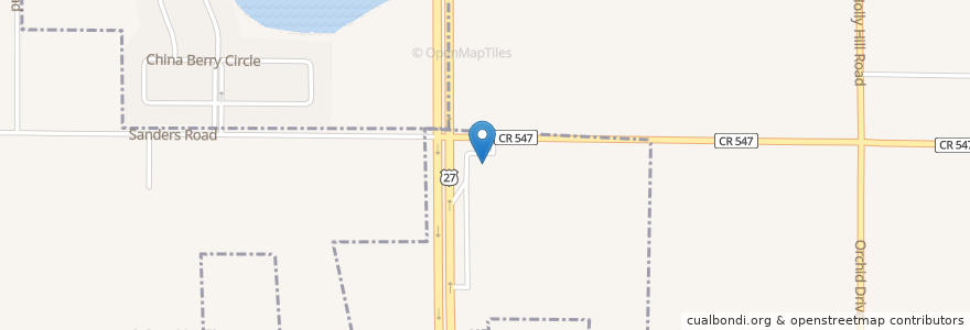 Mapa de ubicacion de 7-Eleven en ایالات متحده آمریکا, فلوریدا, Polk County, Haines City.