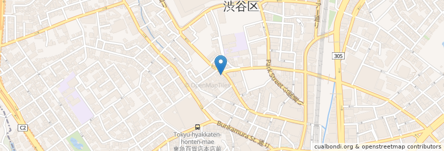 Mapa de ubicacion de ルノワール en 日本, 东京都/東京都, 渋谷区.