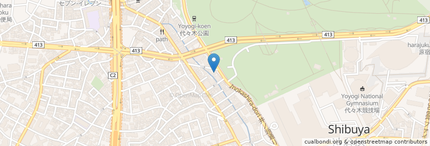 Mapa de ubicacion de Eneos en 日本, 東京都, 渋谷区.