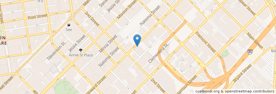 Mapa de ubicacion de Southside Spirit House en Amerika Syarikat, California, San Francisco, San Francisco.