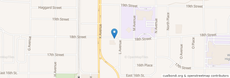 Mapa de ubicacion de Plano Post Office - Downtown Station en Stati Uniti D'America, Texas, Collin County, Plano.