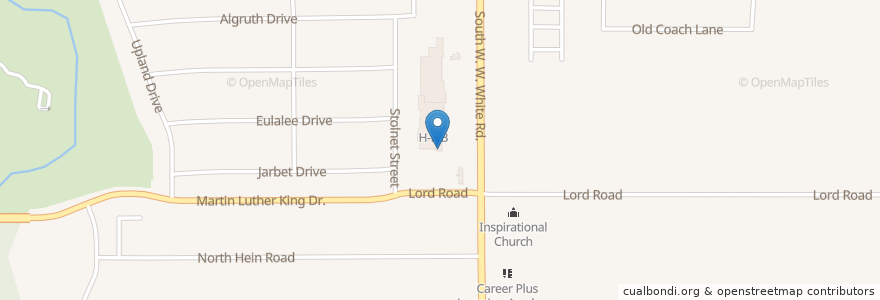 Mapa de ubicacion de H-E-B Pharmacy en 美利坚合众国/美利堅合眾國, 得克萨斯州 / 德克薩斯州 / 德薩斯州, Bexar County, San Antonio.