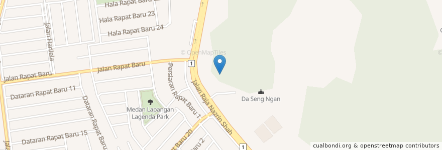 Mapa de ubicacion de Kwan Yin Tong 观音洞 en マレーシア, ペラ.