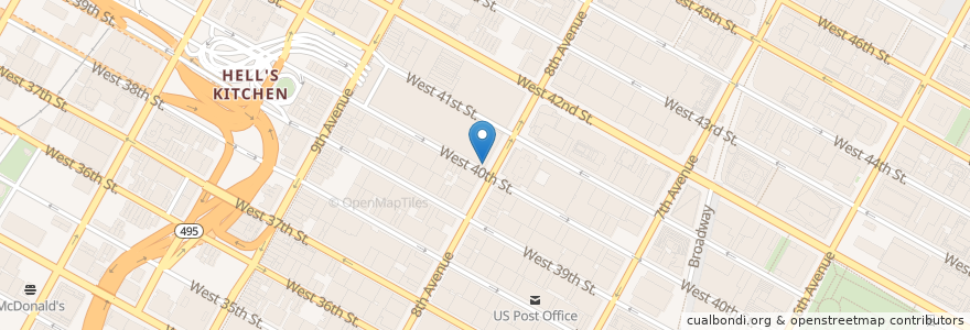 Mapa de ubicacion de Duane Reade en ایالات متحده آمریکا, New York, نیویورک, New York County, Manhattan, Manhattan Community Board 4.