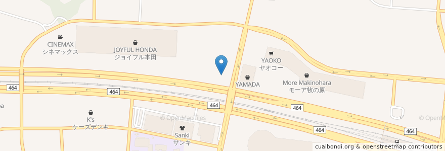 Mapa de ubicacion de Joyful Speed Station en Japon, Préfecture De Chiba, 印西市.