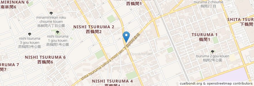 Mapa de ubicacion de もり犬猫病院 en 日本, 神奈川県, 大和市.