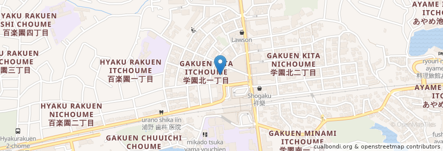 Mapa de ubicacion de みずほ 銀行 en 日本, 奈良県, 奈良市.