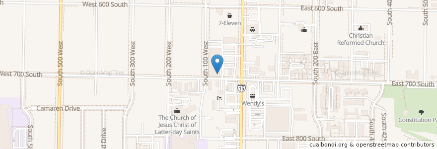 Mapa de ubicacion de El Toro Viejo en Stati Uniti D'America, Utah, Box Elder County, Brigham City.