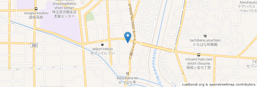 Mapa de ubicacion de 丸亀製麺 en 일본, 사이타마현, 川口市.