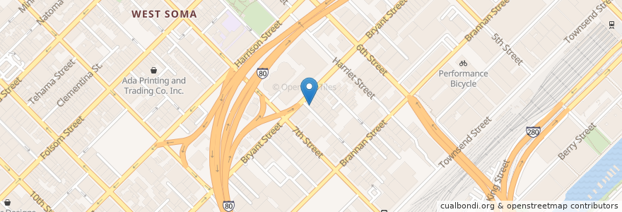Mapa de ubicacion de Live Sushi Bistro en ایالات متحده آمریکا, کالیفرنیا, سان فرانسیسکو, سان فرانسیسکو.