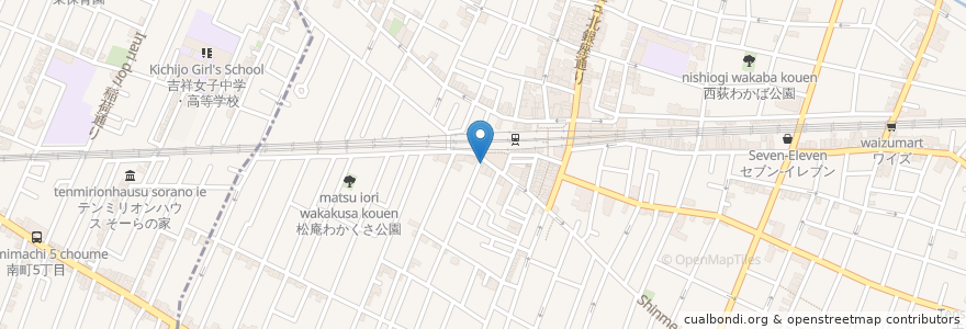 Mapa de ubicacion de もやし en Japan, Tokyo, Suginami.
