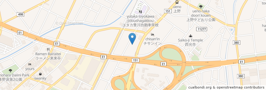 Mapa de ubicacion de ドラッグスギヤマ en Japón, Prefectura De Aichi, 豊川市.