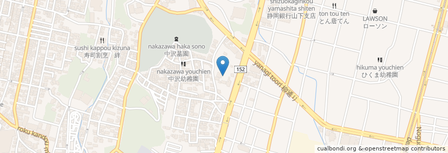 Mapa de ubicacion de 常楽寺 en Япония, Сидзуока, 浜松市, 中区.