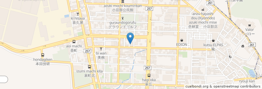 Mapa de ubicacion de 浜松いわた信用金庫 葵町支店 en Giappone, Prefettura Di Shizuoka, Hamamatsu, 中区.