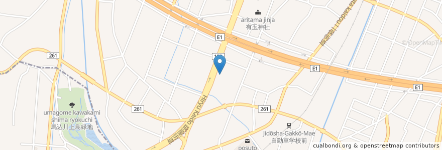 Mapa de ubicacion de 浜松毎日ボウル en Japonya, 静岡県, 浜松市, 東区.