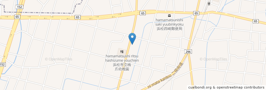 Mapa de ubicacion de 穣クリニック en Japonya, 静岡県, 浜松市, 東区.