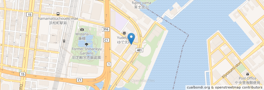Mapa de ubicacion de ほっかほっか亭 en 日本, 东京都/東京都, 港區.