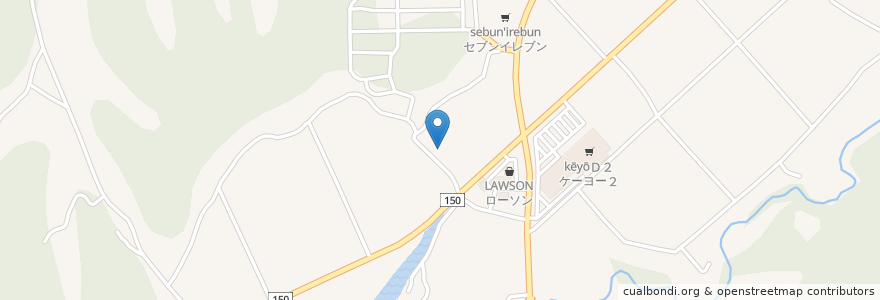 Mapa de ubicacion de 睦沢町 en 일본, 지바현, 長生郡, 睦沢町.