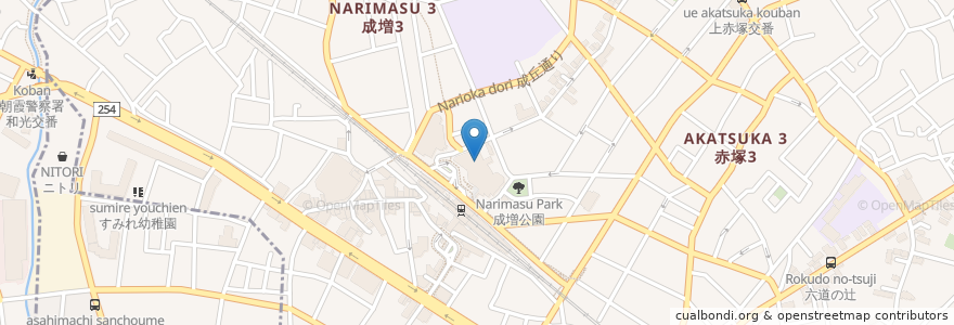 Mapa de ubicacion de ACT HALL en Japón, Itabashi.