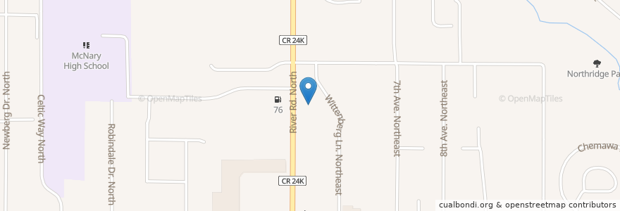 Mapa de ubicacion de Carl's Jr. en United States, Oregon, Marion County, Keizer.
