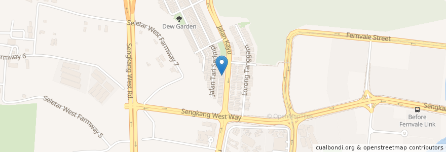 Mapa de ubicacion de Sunset Grill & Pub en Singapour, Central.