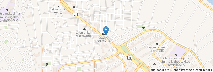 Mapa de ubicacion de DRUG ユタカ en اليابان, 京都府, 京都市, 伏見区.