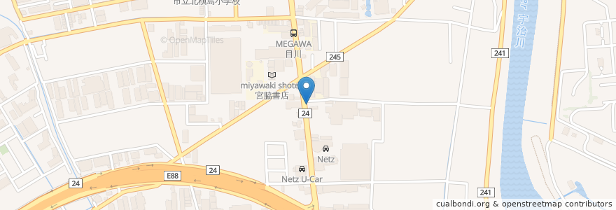 Mapa de ubicacion de PIZZA LITTLE PARTY en Japón, Prefectura De Kioto, 宇治市.