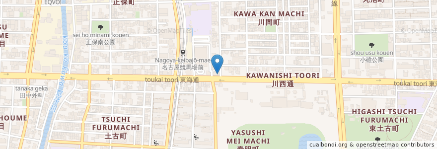 Mapa de ubicacion de 居酒屋ゆう en 日本, 爱知县, 名古屋市, 港区.