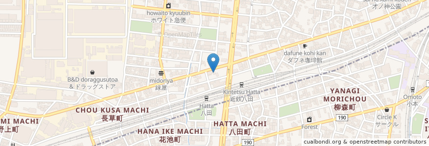 Mapa de ubicacion de スタミナとん en Jepun, 愛知県, 名古屋市, 中村区.