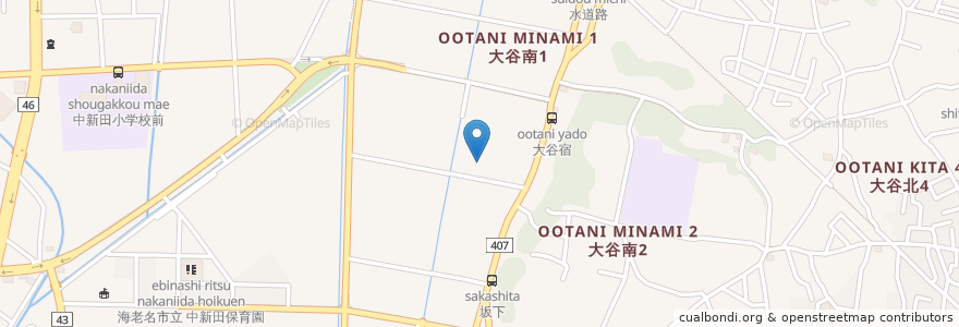 Mapa de ubicacion de 海老名市 en Japón, Prefectura De Kanagawa, 海老名市.