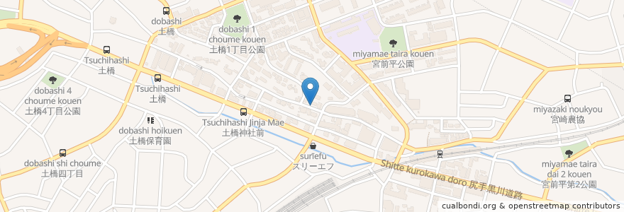 Mapa de ubicacion de 宮前区 en 日本, 神奈川県, 川崎市, 宮前区.