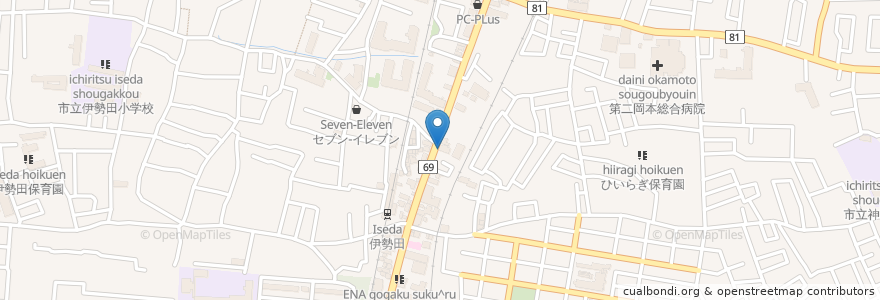 Mapa de ubicacion de モリタ薬局 en Japon, Préfecture De Kyoto, Uji.