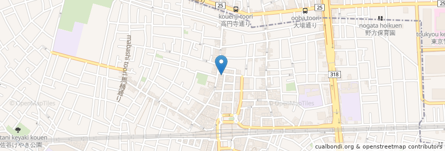 Mapa de ubicacion de Daigo en Japón, Tokio, Suginami.