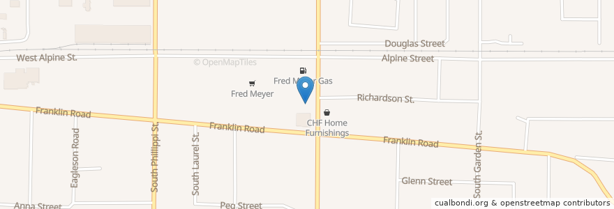 Mapa de ubicacion de Dutch Bros. Coffee en United States, Idaho, Ada County, Boise.