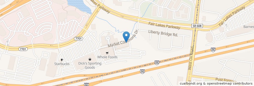 Mapa de ubicacion de Pei Wei Asian Diner en 미국, 버지니아, Fairfax County.