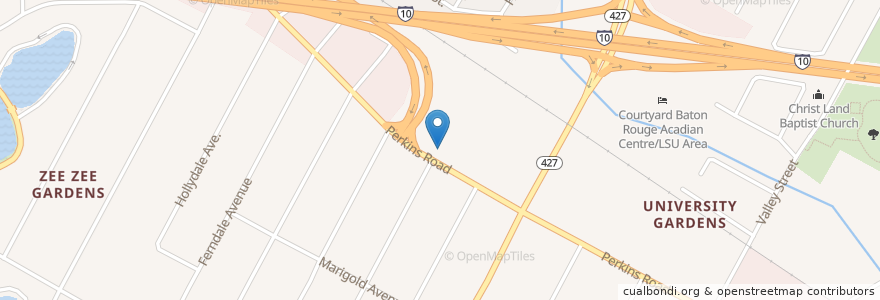 Mapa de ubicacion de Circle K en 미국, 루이지애나, East Baton Rouge Parish, Baton Rouge.