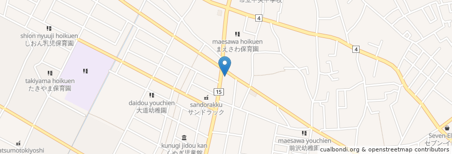 Mapa de ubicacion de ロイヤルホスト en Japan, 東京都, 東久留米市.