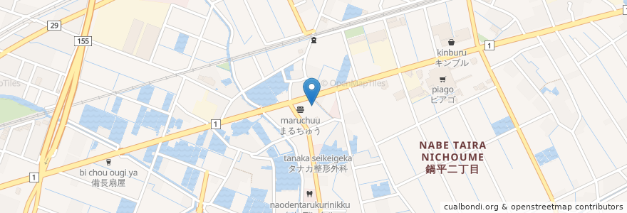 Mapa de ubicacion de Komeda en Japan, Aichi Prefecture, Yatomi.