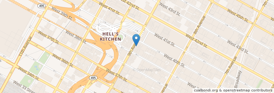 Mapa de ubicacion de Holland Bar en Соединённые Штаты Америки, Нью-Йорк, Нью-Йорк, Округ Нью-Йорк, Манхэттен, Manhattan Community Board 4.